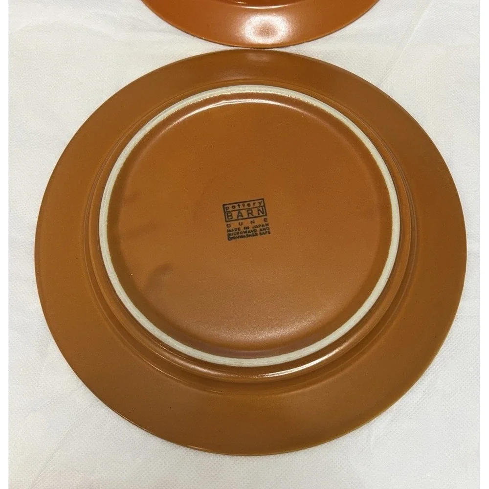 Vtg Pottery Barn Dune Persimmon Dinnerware Set Plate Bowl MCM Boho Replacement